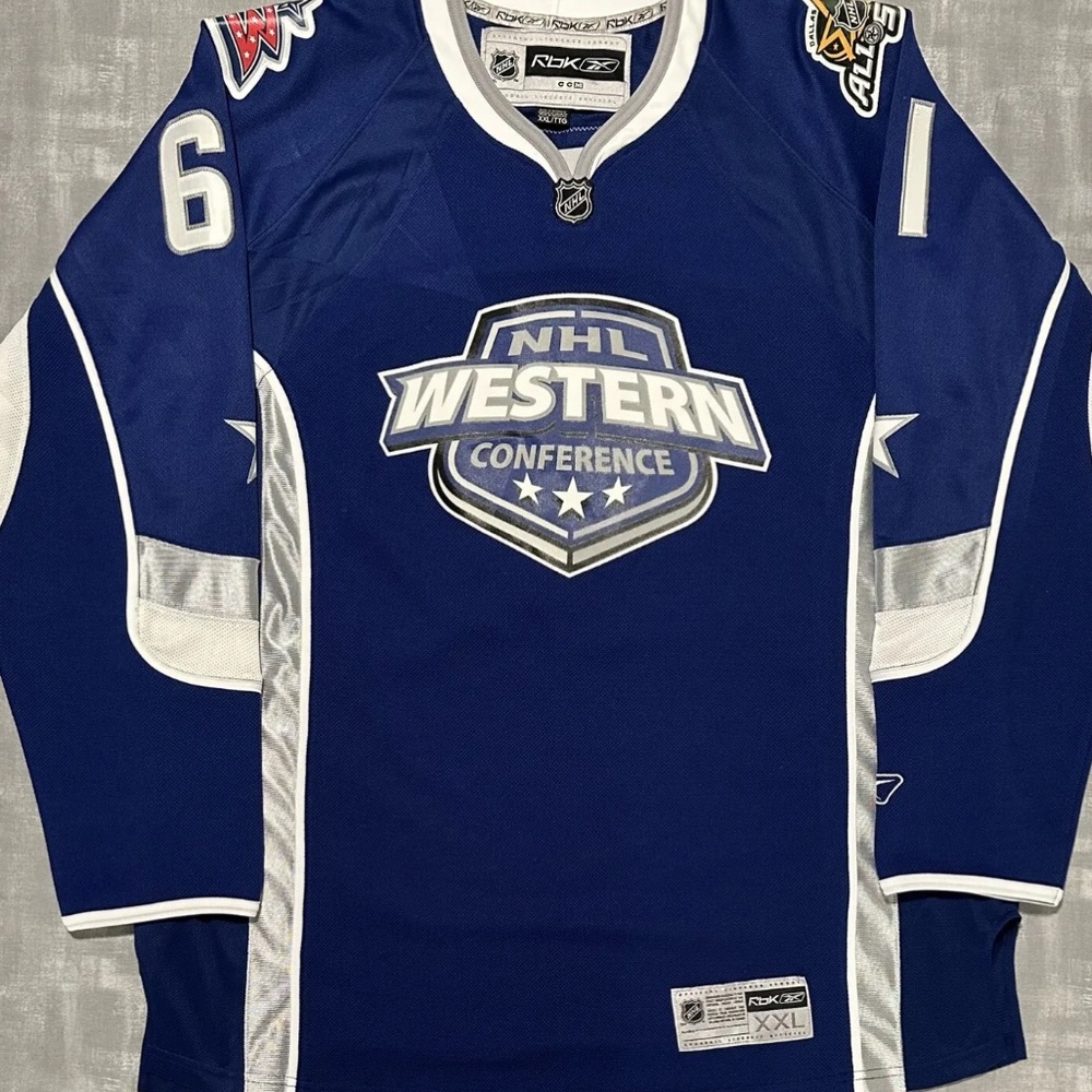 Vintage Reebok Columbus Blue Jackets Rick Nash 2007 NHL All Star Game Jersey